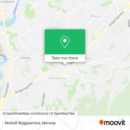 Moholt Byggservice map