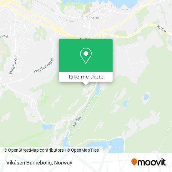 Vikåsen Barnebolig map