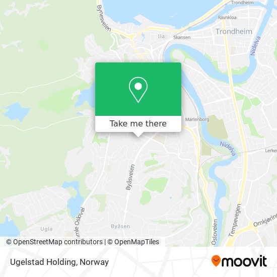Ugelstad Holding map