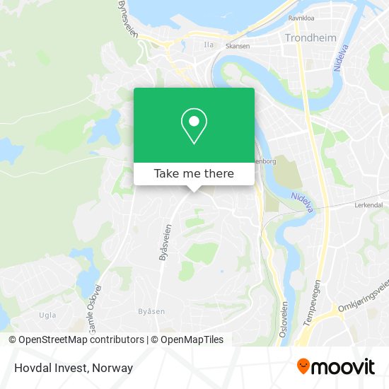 Hovdal Invest map