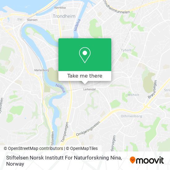 Stiftelsen Norsk Institutt For Naturforskning Nina map