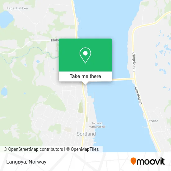 Langøya map
