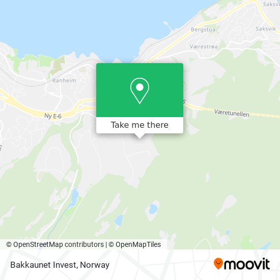 Bakkaunet Invest map