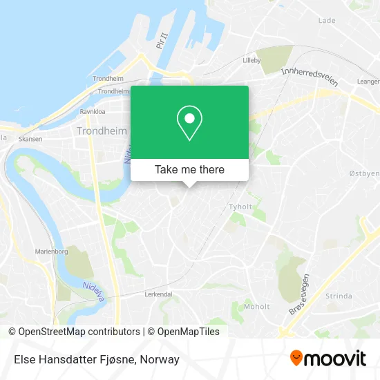 Else Hansdatter Fjøsne map