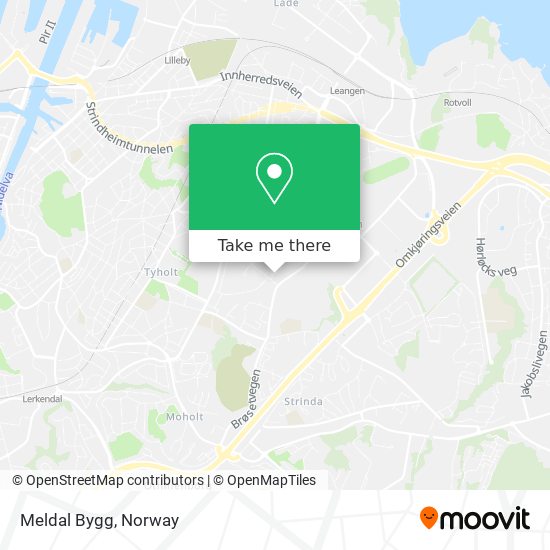 Meldal Bygg map