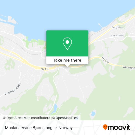 Maskinservice Bjørn Langlie map