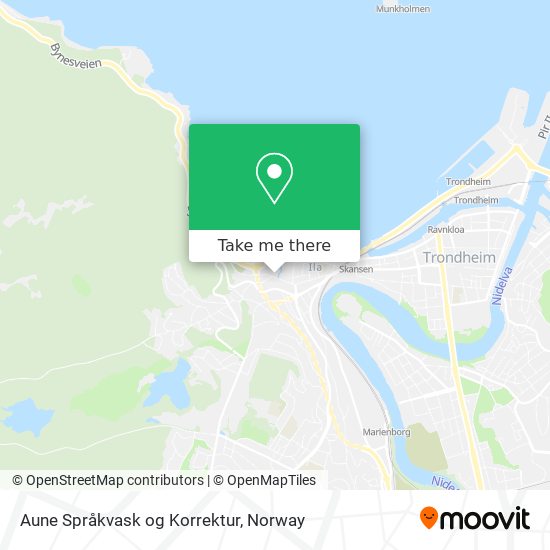 Aune Språkvask og Korrektur map