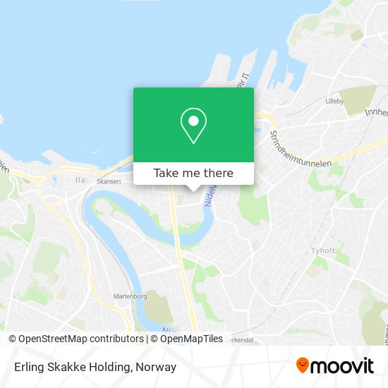 Erling Skakke Holding map