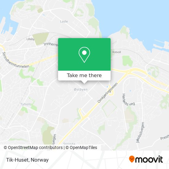 Tik-Huset map