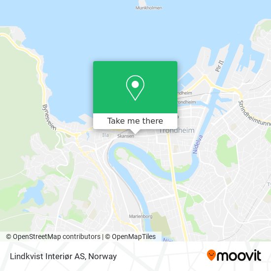 Lindkvist Interiør AS map