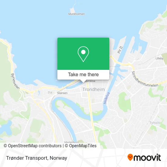 Trønder Transport map