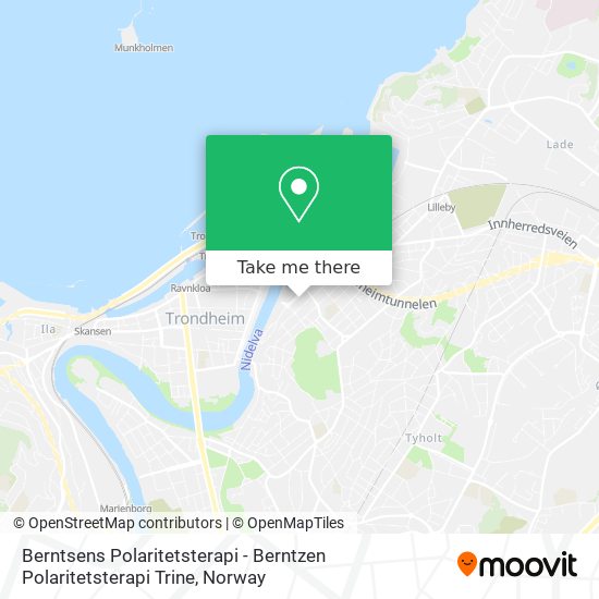 Berntsens Polaritetsterapi - Berntzen Polaritetsterapi Trine map