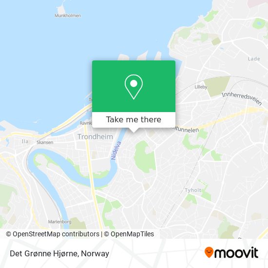 Det Grønne Hjørne map