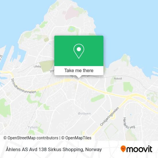 Åhlens AS Avd 138 Sirkus Shopping map