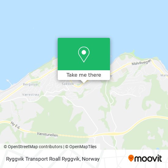 Ryggvik Transport Roall Ryggvik map
