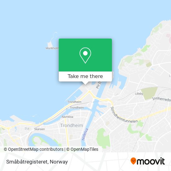 Småbåtregisteret map