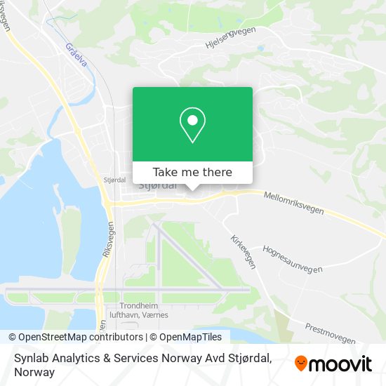 Synlab Analytics & Services Norway Avd Stjørdal map