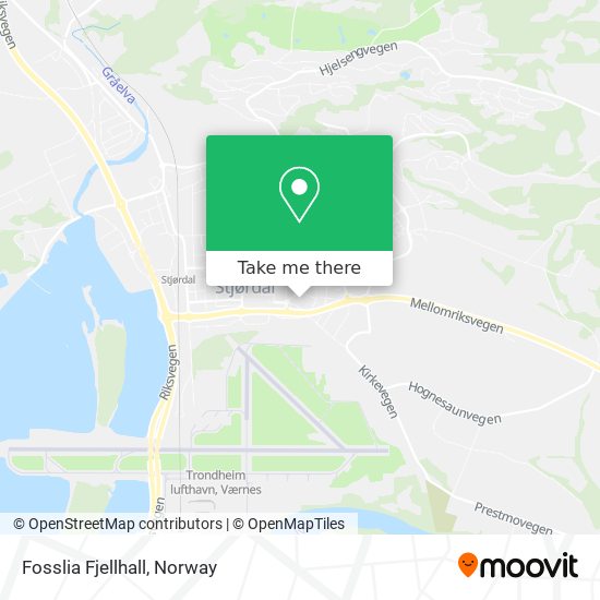 Fosslia Fjellhall map
