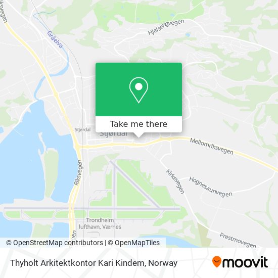 Thyholt Arkitektkontor Kari Kindem map