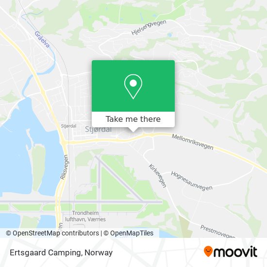 Ertsgaard Camping map