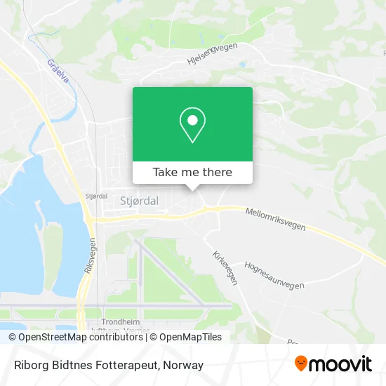 Riborg Bidtnes Fotterapeut map