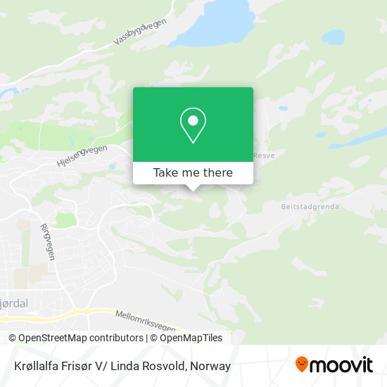 Krøllalfa Frisør V/ Linda Rosvold map