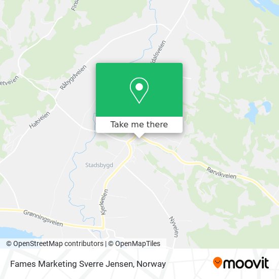 Fames Marketing Sverre Jensen map