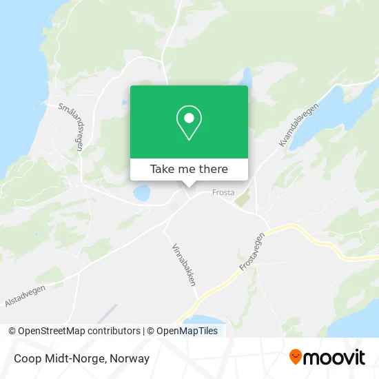 Coop Midt-Norge map