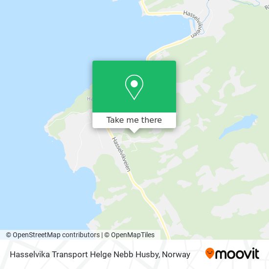 Hasselvika Transport Helge Nebb Husby map