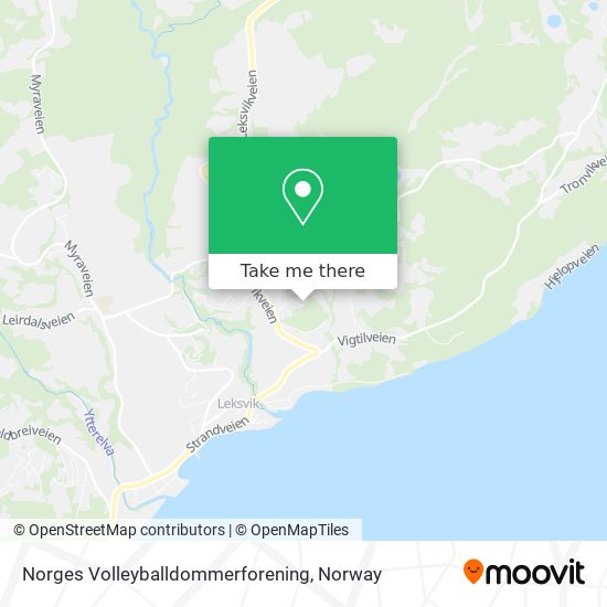 Norges Volleyballdommerforening map