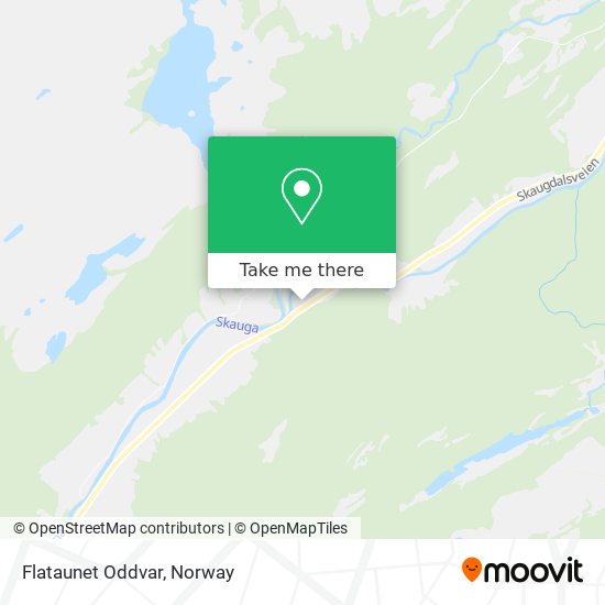 Flataunet Oddvar map
