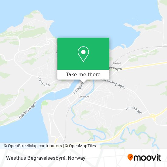 Westhus Begravelsesbyrå map