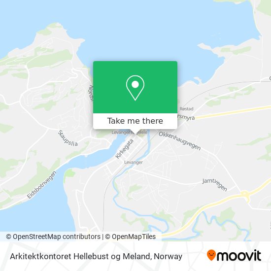 Arkitektkontoret Hellebust og Meland map