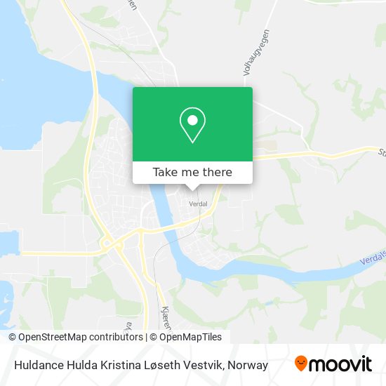 Huldance Hulda Kristina Løseth Vestvik map