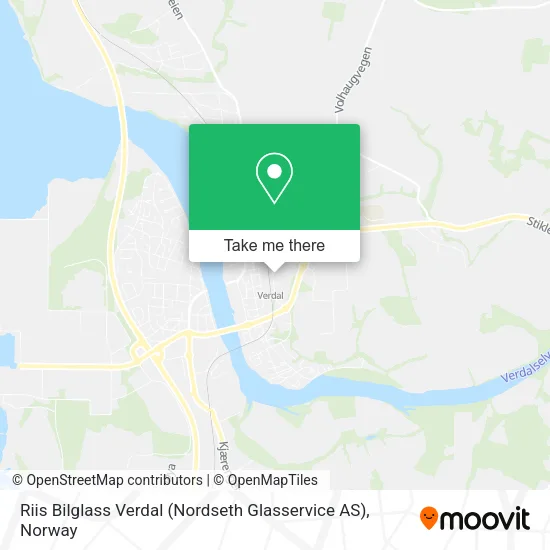 Riis Bilglass Verdal (Nordseth Glasservice AS) map