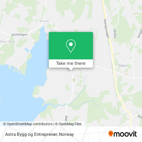 Astra Bygg og Entreprenør map