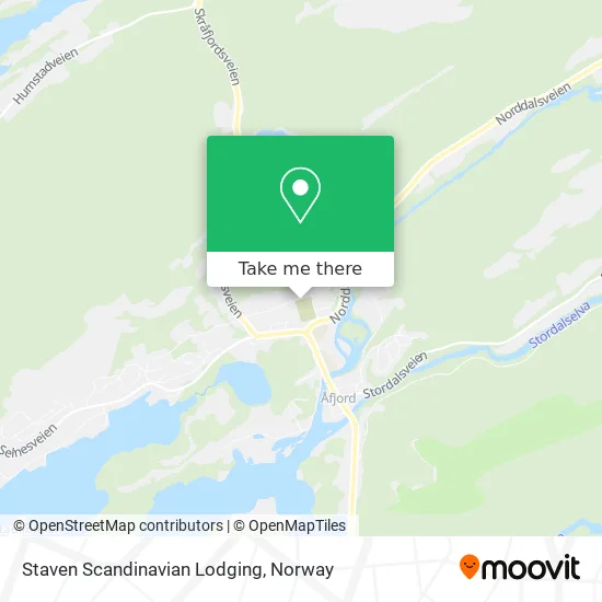 Staven Scandinavian Lodging map