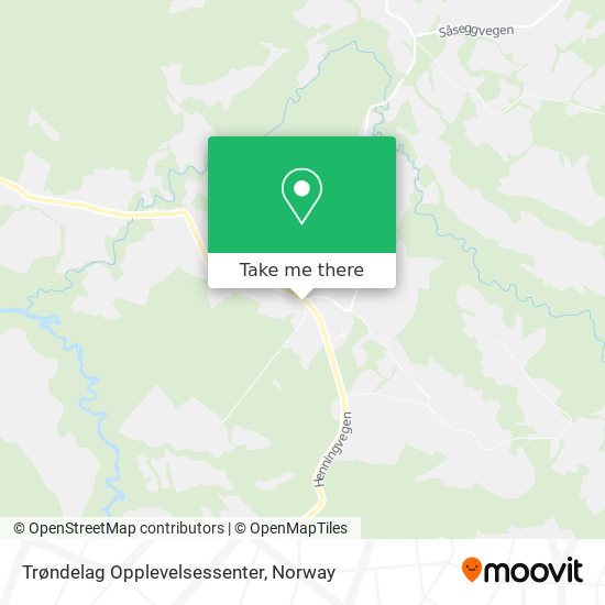 Trøndelag Opplevelsessenter map
