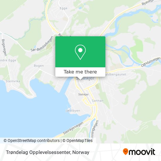 Trøndelag Opplevelsessenter map