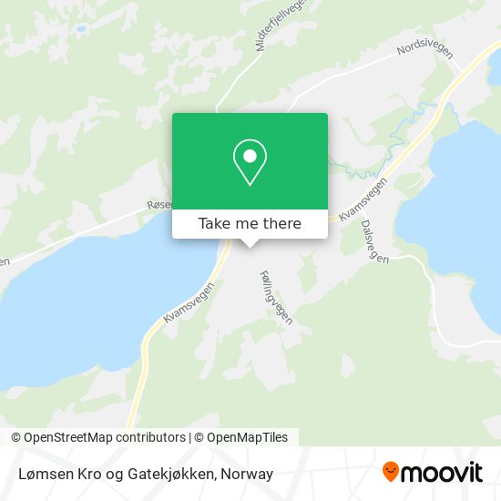 Lømsen Kro og Gatekjøkken map