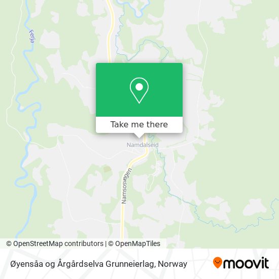 Øyensåa og Årgårdselva Grunneierlag map