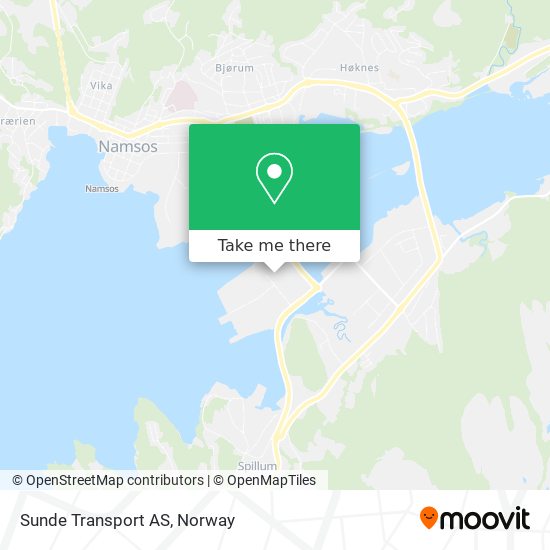 Sunde Transport AS map