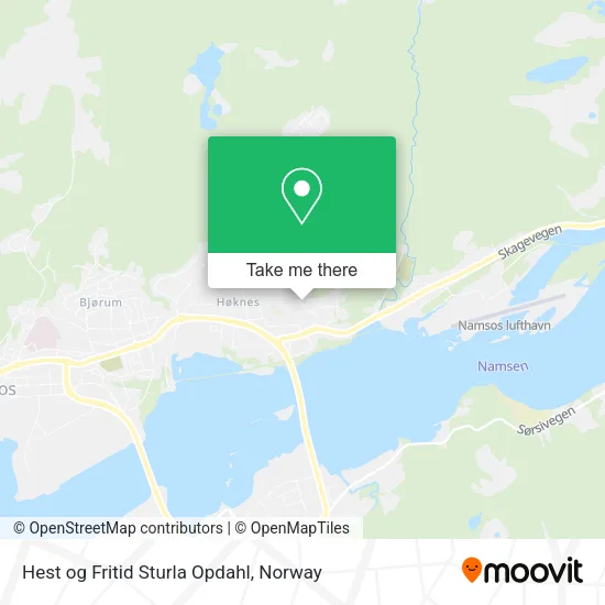 Hest og Fritid Sturla Opdahl map
