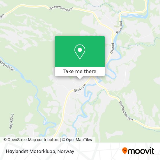 Høylandet Motorklubb map