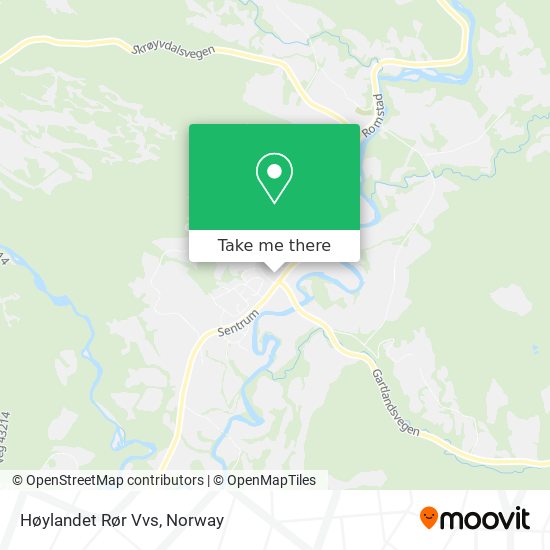 Høylandet Rør Vvs map