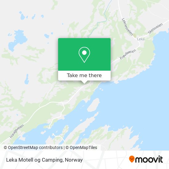 Leka Motell og Camping map