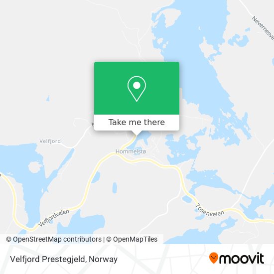 Velfjord Prestegjeld map