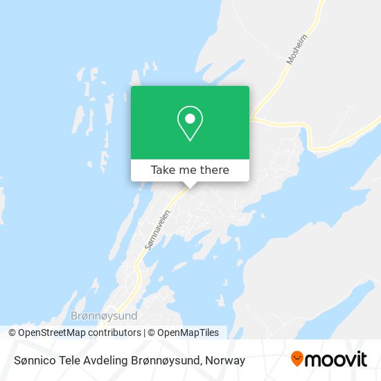 Sønnico Tele Avdeling Brønnøysund map