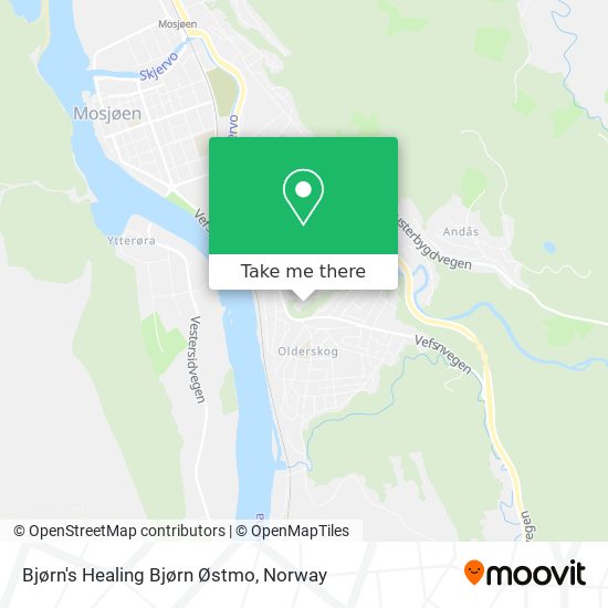 Bjørn's Healing Bjørn Østmo map