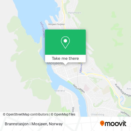 Brannstasjon i Mosjøen map